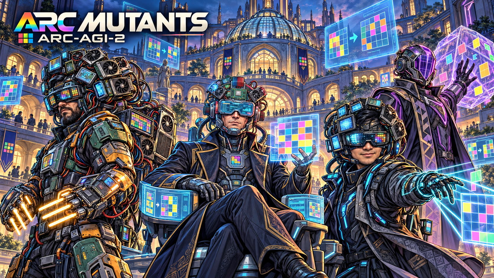 ARC Mutants commissioned team illustration